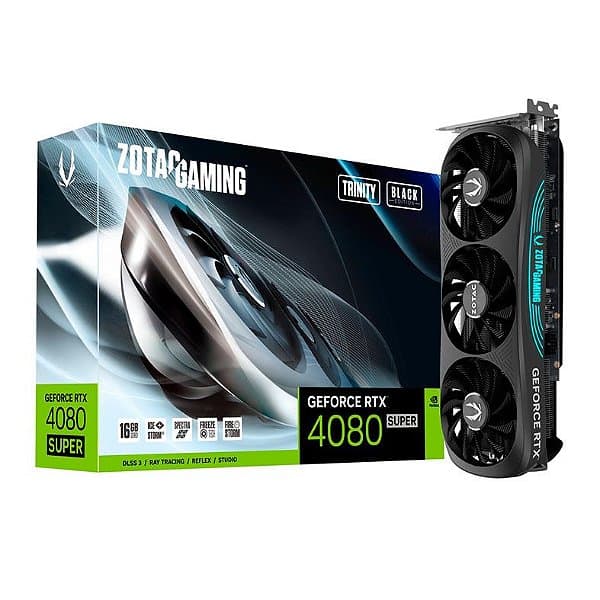 Placa de Video ZOTAC GeForce RTX 4080 Super Trinity OC 16GB GDDR6X 256 bit - ZT-D40820D-10P