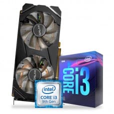 KIT UPGRADE PROCESSADOR INTEL CORE I3 9100F 3.6GHZ + PLACA DE VIDEO GEFORCE GTX 1660 6GB