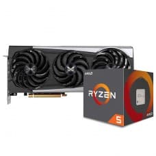 KIT UPGRADE SAPPHIRE RADEON RX 6700 XT + AMD RYZEN 5 5600X