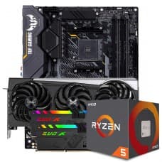 KIT UPGRADE SAPPHIRE RADEON RX 6700 XT + AMD RYZEN 5 5600X + ASUS TUF GAMING X570-PLUS + MEMÓRIA DDR4 16