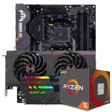 KIT UPGRADE SAPPHIRE PULSE RADEON RX 6700 XT + AMD RYZEN 5 5600X + ASUS TUF GAMING X570-PLUS + MEMÓRIA D