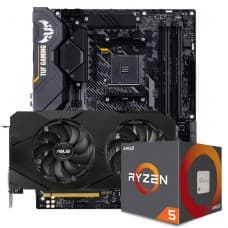 KIT UPGRADE ASUS GEFORCE RTX 2060 OC EVO DUAL + AMD RYZEN 5 5600X + ASUS TUF GAMING X570-PLUS