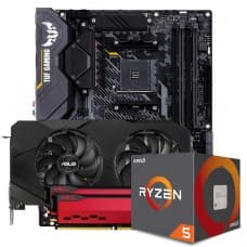 KIT UPGRADE ASUS GEFORCE RTX 2060 OC EVO DUAL + AMD RYZEN 5 5600X + ASUS TUF GAMING X570-PLUS + GEIL ORIO