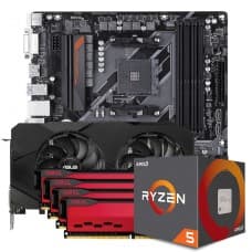 KIT UPGRADE ASUS GEFORCE RTX 2060 OC EVO DUAL + AMD RYZEN 5 5600X + GIGABYTE B450 AORUS M + GEIL ORION 32