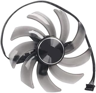 FIXCOR 85mm GA91S2U 12V 0.4A Ventilador de refrigeração RTX2060 RTX2070 Ventilador da placa gráfica compatível para PNY Palit RTX 2060 2070 Gamingpro Dual GPU Cooler catholic (Color : Fan A with logo 
