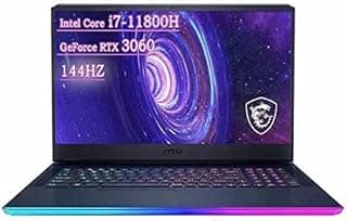 MSI GE76 Raider 17.3" FHD Premium Gaming Laptop | 11th Gen Intel Core i7-11800H | NVIDIA GeForce RTX 3060 | Backlit Keyboard | Windows 10 (32GB DDR4 |1024GB SSD | HDMI Cable) 