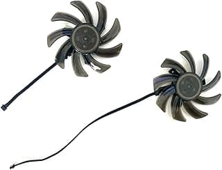 LINGFE 85 mm GA91S2U 4 Alfinete RTX2080 Fan mais frio compatível com Tongde GeForce RTX 2080 Cartão de gráficos de fãs de jogos duplos de jogos OC joyous (Blade Color : 2pcs) 