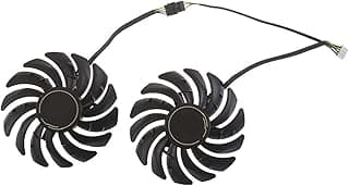 LINGFE 8 7mm PLD09210S12HH 4 Alfinete RX5600 RX5700 Fã mais frio compatível com MSI RADEON RX 5600 5700 XT MECH OC Fãs de resfriamento da placa de vídeo gráficos joyous 