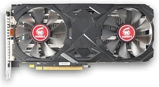 Placa de vídeo RX580 8GB 256 Bit 2048SP Placa gráfica GDDR5 RX 580 Série com conector Backplate Heatpipes 8Pin para jogos VEINEDA 