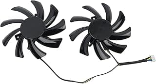 VAHOOO 85mm T129215BU RX 5700 5500 XT Placas Gráficas Ventilador Compatível Para Powercolor Fighter AMD RX 6700XT 6600XT 6600 Ventilador de Resfriamento glorious 