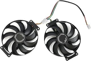 Rakstore Ventilador de refrigeração de placa gráfica FDC10H12S9-C de 87 mm para ASUS GTX 1660 1660SUPER GTX 1660 Ti RTX 2060 2060SUPER RTX 2070 Dual EVO Cooler Fan 