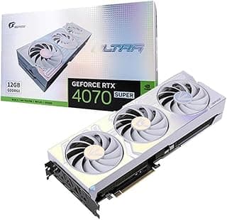 Colorful iGame RTX 4070 SUPER 12G 192 Bit Ultra W OC GDDR6X Placa Gráfica Gaming GPU RTX 4070 Super 