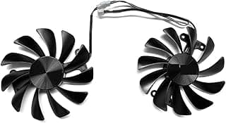 LINGFE 2pcs Novo 95mm GaA8S2U GFM10012H12SPA 4PIN Fan Compatível para Zotac GeForce GTX 1070 1080 AMP GTX1070 GTX1080 Fãs de refrigeração da placa gráfica joyous (Blade Color : GFM10012H12SPA) 