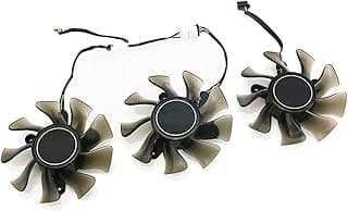 LINGFE 3 pecas GA82S2H 75mm 4pin RTX2080 TI GPU FAN Compatível para Galax KFA2 GeForce RTX 2070 2080 2080 Ti Sg Placas gráficas de edição como substituição joyous (Blade Color : 3pcs) 