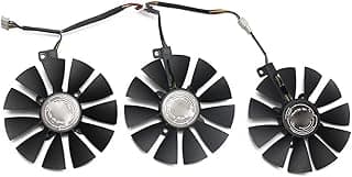 LINGFE Novo 8. 7mm PLD09210S12M PLD09210S12HH. Fã de refrigeração substituir compatível para Asus. Strix GTX 1060 OC 1070 1080 GTX 1080 Ti. Rx 480. Ventilador de placa gráfica. joyous 