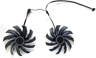LINGFE Novo 95mm PLD10010S12H 4PIN RTX3060 FAN GPU Compatível para Gigabyte GTX 1650 1660 Ti RTX 2060 2070 Super RTX3060 Ti ÁGUIA Resfriamento joyous (Blade Color : 2PCS) 