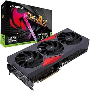 Colorful GeForce RTX 4070TI 12GB NB EX-V Placa Gráfica GDDR6x 192Bit 2745MHz Placa de Vídeo GPU Para Ecrã 