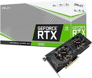 GPU NV RTX3050 8GB GDDR6 128BITS DUAL FAN PNY VCG30508DFMPB 