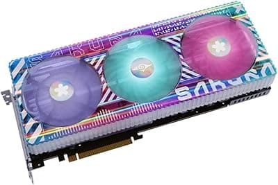 RX7900XT-24GD6 Sugar YA Graphics Card 24G/384bit/GDDR6 Memory 2270-2500MHz Core Frequency com Dual Ball Fan com Light HD+DP*3 Portas de Saída 