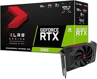 GPU RTX 3060 REVEL EPIC-X RGB 12GB GDDR6 192 BITS SINGLE-FAN - PNY – VCG306012SFXPPBTF 