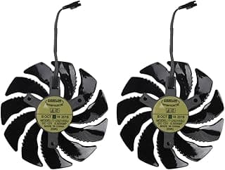 Baglaum Ventilador de Placa Gráfica Mais de 88 mm para REDEON AORUS RX580/570 GV-RX570 AORUS GV-RX580AORUS (2 no Sentido Anti-Horário) 