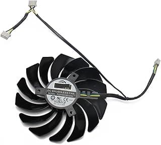 LINGFE PLD10010B12HH PLD09210B12HH 4 Fan do cooler de pino GTX1080 Ti compatível para MSI GeForce GTX 1080 Ti jogos x fãs de resfriamento de placa de gráfico de trio joyous 