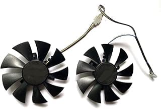 DbHFgjMN 2PCS DIY GA91S2H 4PIN 12V 85mm RX590 GPU Fan compatível com PowerColor RX 590 GME Dragão Vermelho 8 GB RX 590 Dragão Vermelho 8 GB Fãs de refrigeração pleasantly (Blade Color : GA91S2H) 
