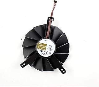 VAHOOO Novo ventilador de placa gráfica DC12V 0.60A DAPA0815B2UP001 DAPA0815B2UP004 compatível com NVIDIA GeForce RTX 2080 RTX 2080Ti Founders Edition glorious (Color : Red lines) 