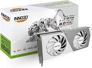 Placa de Video Inno3d Geforce Rtx 4070 Super Twin X2 Oc White, 12gb, Gddr6x, 192-bit, N407s2-126xx-186162w 