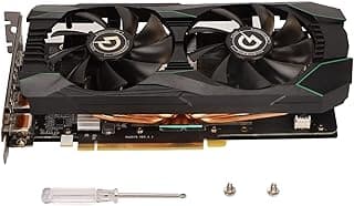 Cuifati Placa de vídeo RTX2060S, 8 GB GDDR6 1470 MHz 14000 MHz 256 bit PCIE 3.0 Dual Fans Placa de vídeo para jogos GPU independente 
