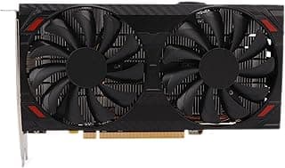 Placa gráfica para jogos, placa gráfica RX5500XT 8GB GDDR6 128bit HDCP, ventoinha dupla, PCI Express 3.0, 4K 1080P 