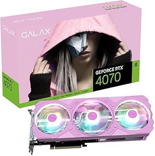 Placa de vídeo Galax Rtx 4070 Ex Gamer Rosé - 12gb, G6x, 192bits(47NOM7MD7LPK) 