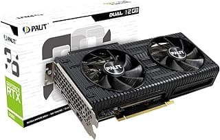 PLACA DE VIDEO PALIT GEFORCE RTX 3060 DUAL 12GB GDDR6 192 BITS - NE63060019K9-190AD 