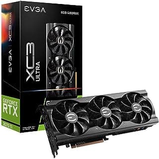 EVGA GeForce RTX 3070 Ti XC3 Ultra Gaming, 08G-P5-3785-KL, 8GB GDDR6X, resfriamento iCX3, LED ARGB, placa traseira de metal 