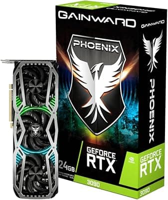 Placa de Vídeo Nvidia GeForce RTX 3090 Phoenix 24GB GRRD6X NED3090019SB-132BX Gainward, 4710562241976 