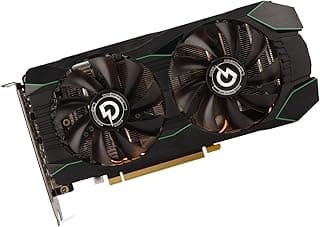 Placa gráfica RTX2060S, placa gráfica para jogos GDDR6 de 8 GB 256 bits placa gráfica HDMI 3DP com ventoinha dupla com placa PCB, placa de vídeo 1470 MHz/14000 MHz 