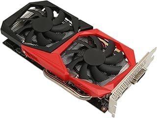 RTX 2060 Graphics Cards, 6G GDDR6 192bit GDDR6 14000MHz Pcie3.0 4K HDR Gaming Graphics Cards, HDMI, DVI, DP, Dual Fan Graphics Graphics for DIY 