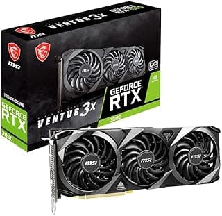 PLACA DE VIDEO MSI GEFORCE RTX 3060 VENTUS 3X 12GB OC GDDR6-912-V397-480 