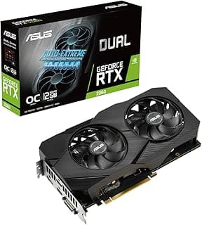 ASUS Placa de Vídeo DUAL-RTX2060-O12G-EVO 90YV0CH7M0NA00I 