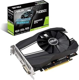 ASUS GeForce GTX 1660 Super Overclocked 6GB Phoenix Fan Edition HDMI DP DVI Placa Gráfica (PH-GTX1660S-O6G) 