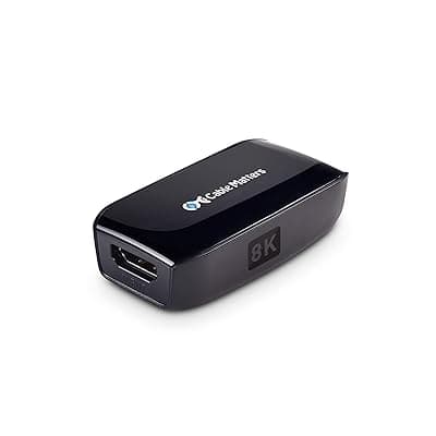 Cable Matters Acoplador HDMI 8K (alterador de gênero HDMI fêmea para fêmea/amplificador de sinal de repetidor HDMI) com HDR para PS5, Xbox Series X/S, RTX3080 / 3090, RX 6800/6900, Apple TV e mais 