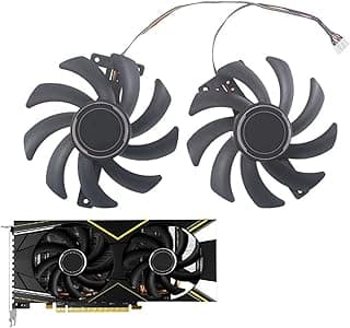 LINGFE 8 5mm PVA080E12R DC12V 0.50A 4 PIN compatível com COMO Rock radeon RX 5500 5600 XT Phantom Gaming 8g oc joyous 