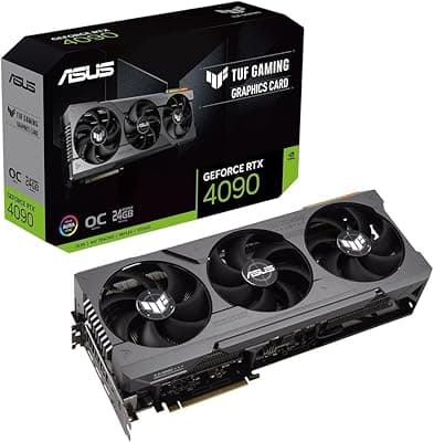 ASUS Placa gráfica para jogos TUF GeForce RTX® 4090 OC Edition (PCIe 4.0, 24GB GDDR6X, HDMI 2.1a, DisplayPort 1.4a) 
