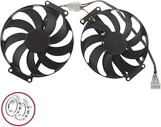 LINGFE T129215BU RTX 2060 Super 2070 GTX1660 Ti Fan de resfriamento compatível com ASUS GTX 1660 1660 Ti Dual evo oc rtx rtx2060 Fã de placa gráfica joyous 