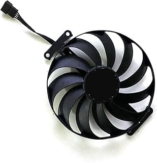 LINGFE 95 mm CF1010U12S T129215SU RX 6800 FAN GPU Compatível para Asus tuf Gaming Radeon RX 6700 6800 6900 XT OC Fãs de placa de vídeo gráficos da edição joyous (Blade Color : 4PIN) 