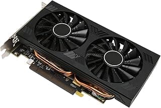 RX 580 Graphics Card, RX580 8GB GDDR5 256bit 4096x2160 Gaming Graphics Card, 8Pin Computer Graphics Card with Dual Cooling Fans for Home 
