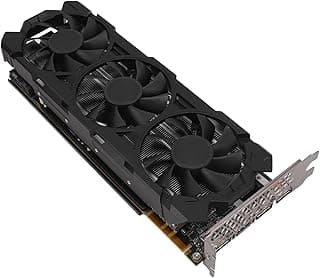 ASHATA Placa gráfica para jogos GTX 1080Ti 11GB GDDR5X 352Bit, 3 ventoinhas de refrigeração, 3D API 8K HDR HDCP PCI Express 3.0 X16 placa de vídeo de jogos para PC 