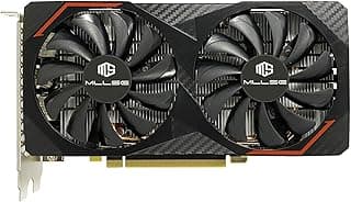 MLLSE Placa gráfica RX 6600XT- GDDR6 8GB 192 bits Ventiladores Duplos (Radeon RX 6600 XT 8GB) 