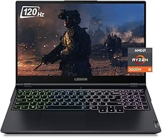 Lenovo Legion 5 Gaming Laptop, 15.6" FHD IPS 120Hz, AMD 6-Core Ryzen 5 5600H (Beat i9-10980HK), GeForce RTX 3050, 16GB RAM, 1TB PCIe SSD, USB-C, HDMI, RJ45, WiFi 6, RGB, US Version KB, Win 11 