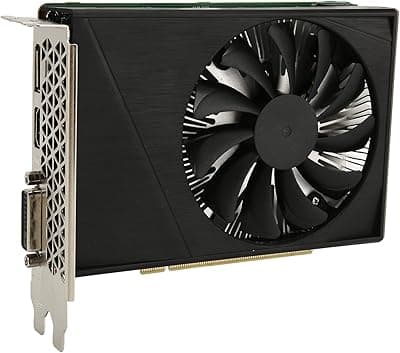 GTX1660 SUPER Placa Gráfica, GTX1660S 6G GDDR6 192 Bits PCI Express 3.0 X16, Alimentação de 6 Pinos, HDMI, DVI, DP, Placa Gráfica de um único Ventilador para Jogos 